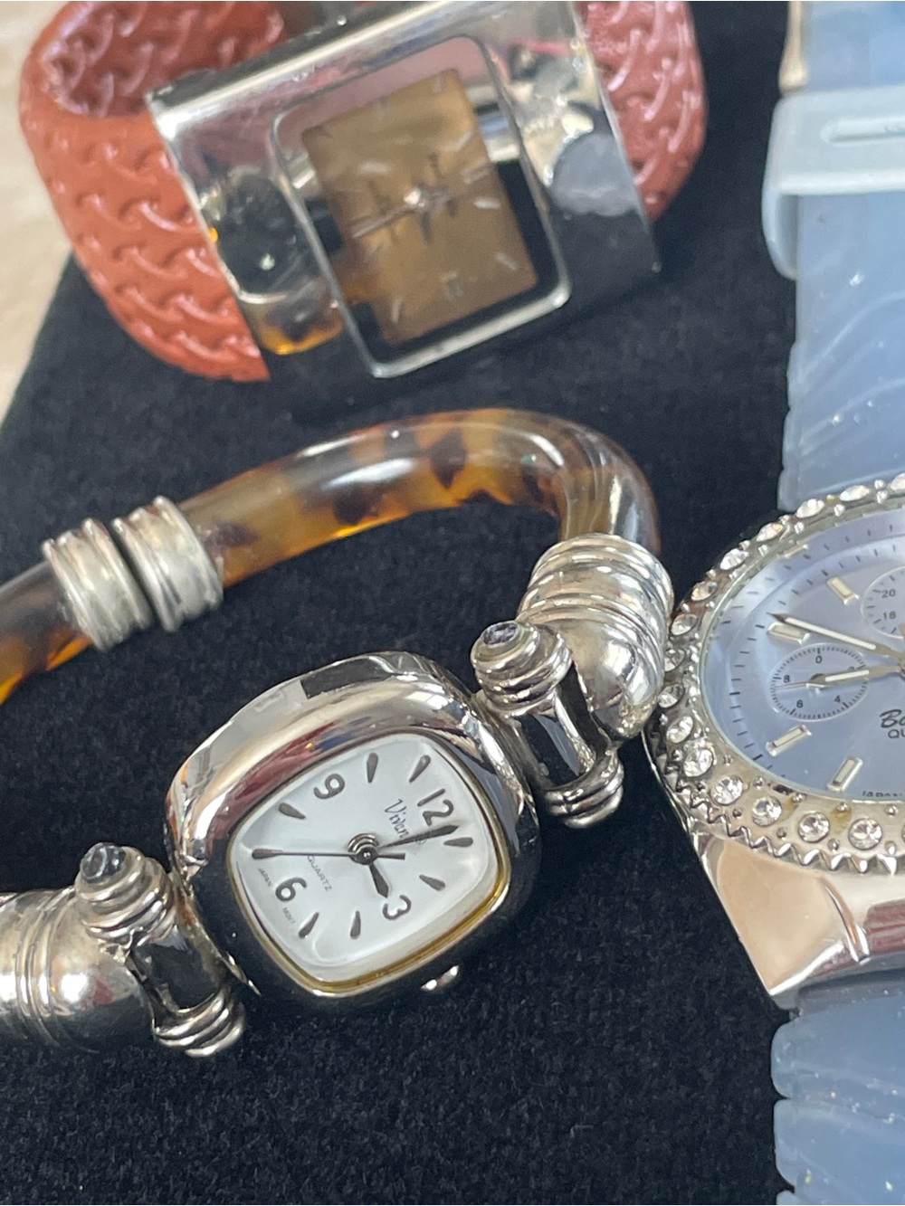 lot of 3 Mixed Women's Wrist Watch Lot. ALL RUNNING, GREAT CONDITION!